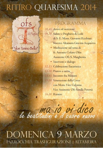 locandina ritiro quaresima 2014 zona tre  (dimensioni ridotte)
