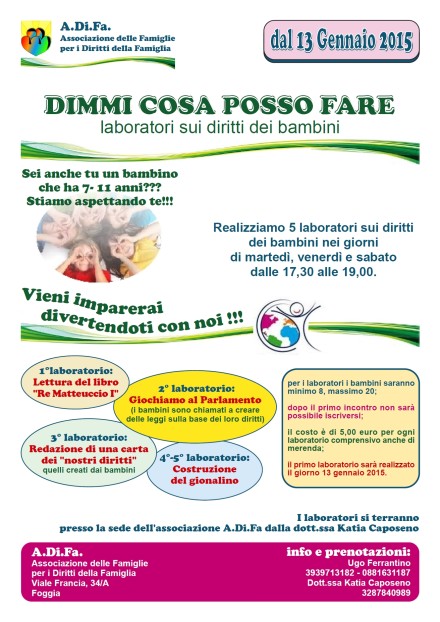 Locandina Lab. Diritti dei bambini_2015